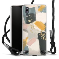 New Carry Case Transparent Stoff schwarz/silber