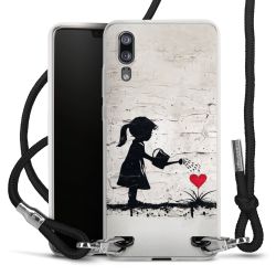 New Carry Case Transparent Stoff schwarz/silber