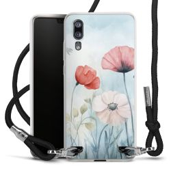 New Carry Case Transparent Stoff schwarz/silber