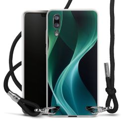 New Carry Case Transparent Stoff schwarz/silber