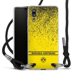 New Carry Case Transparent Stoff schwarz/silber