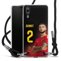 New Carry Case Transparent Stoff schwarz/silber