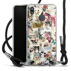 Carry Case Transparent Fabric black/silver