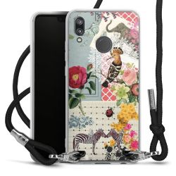 Carry Case Transparent Fabric black/silver