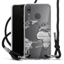 Carry Case Transparent Fabric black/silver