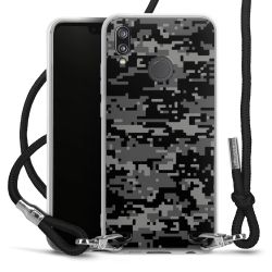 Carry Case Transparent Fabric black/silver