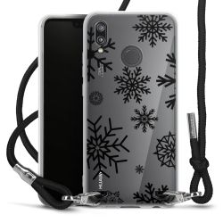 Carry Case Transparent Fabric black/silver