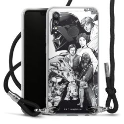 Carry Case Transparent Fabric black/silver