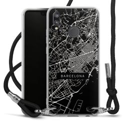 Carry Case Transparent Fabric black/silver