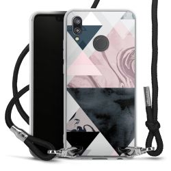 Carry Case Transparent Fabric black/silver