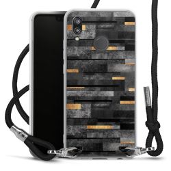 Carry Case Transparent Fabric black/silver