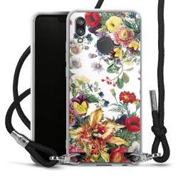 Carry Case Transparent Fabric black/silver