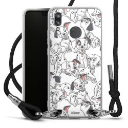 Carry Case Transparent Fabric black/silver