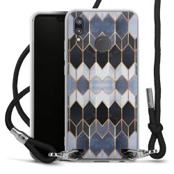 Carry Case Transparent Fabric black/silver