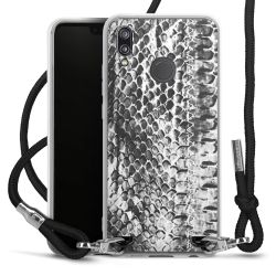 Carry Case Transparent Fabric black/silver