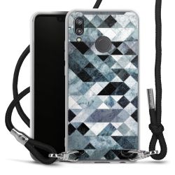 Carry Case Transparent Fabric black/silver