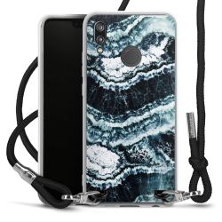 Carry Case Transparent Fabric black/silver