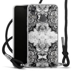 Carry Case Transparent Fabric black/silver