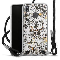 Carry Case Transparent Fabric black/silver