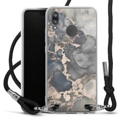 Carry Case Transparent Fabric black/silver