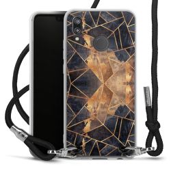 Carry Case Transparent Fabric black/silver