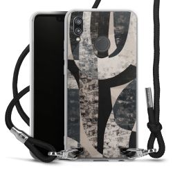 Carry Case Transparent Fabric black/silver