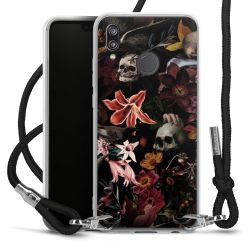 Carry Case Transparent Fabric black/silver