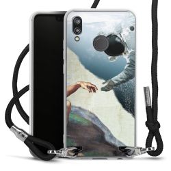 Carry Case Transparent Fabric black/silver