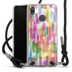 Carry Case Transparent Fabric black/silver