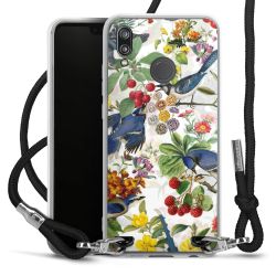 Carry Case Transparent Fabric black/silver