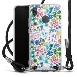 Carry Case Transparent Fabric black/silver