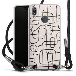 Carry Case Transparent Fabric black/silver