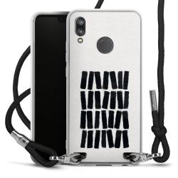 Carry Case Transparent Fabric black/silver