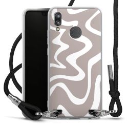 Carry Case Transparent Fabric black/silver