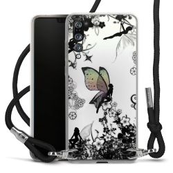 Carry Case Transparent Fabric black/silver