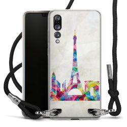 Carry Case Transparent Fabric black/silver