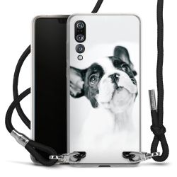 Carry Case Transparent Fabric black/silver