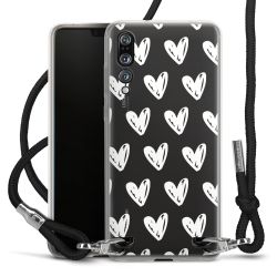 Carry Case Transparent Fabric black/silver