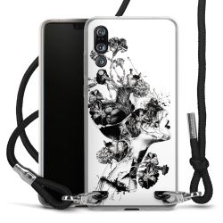 Carry Case Transparent Fabric black/silver