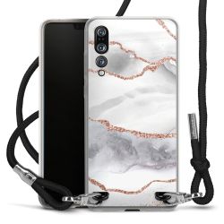 Carry Case Transparent Fabric black/silver