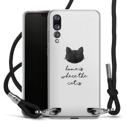 Carry Case Transparent Fabric black/silver