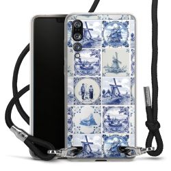 Carry Case Transparent Fabric black/silver