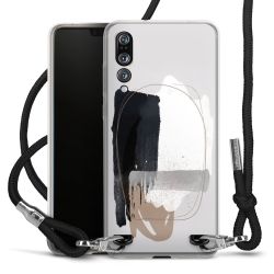 Carry Case Transparent Fabric black/silver