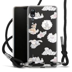 New Carry Case Transparent Stoff schwarz/silber