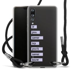 New Carry Case Transparent Stoff schwarz/silber