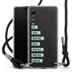 New Carry Case Transparent Stoff schwarz/silber