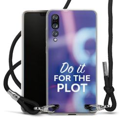 New Carry Case Transparent Stoff schwarz/silber