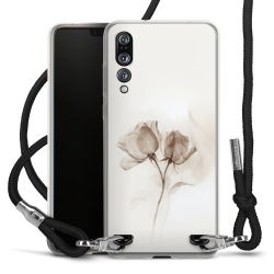 New Carry Case Transparent Stoff schwarz/silber