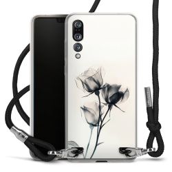 New Carry Case Transparent Stoff schwarz/silber