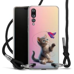 New Carry Case Transparent Stoff schwarz/silber